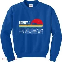 Sorry I Dgaf Hidden Message Guitar Kids Sweatshirt thumb 0