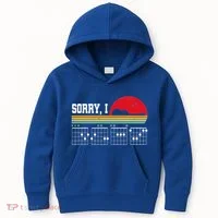 Sorry I Dgaf Hidden Message Guitar Kids Hoodie thumb 0