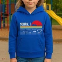 Sorry I Dgaf Hidden Message Guitar Kids Hoodie thumb 3