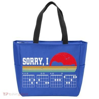 Sorry I Dgaf Hidden Message Guitar Tote Bag