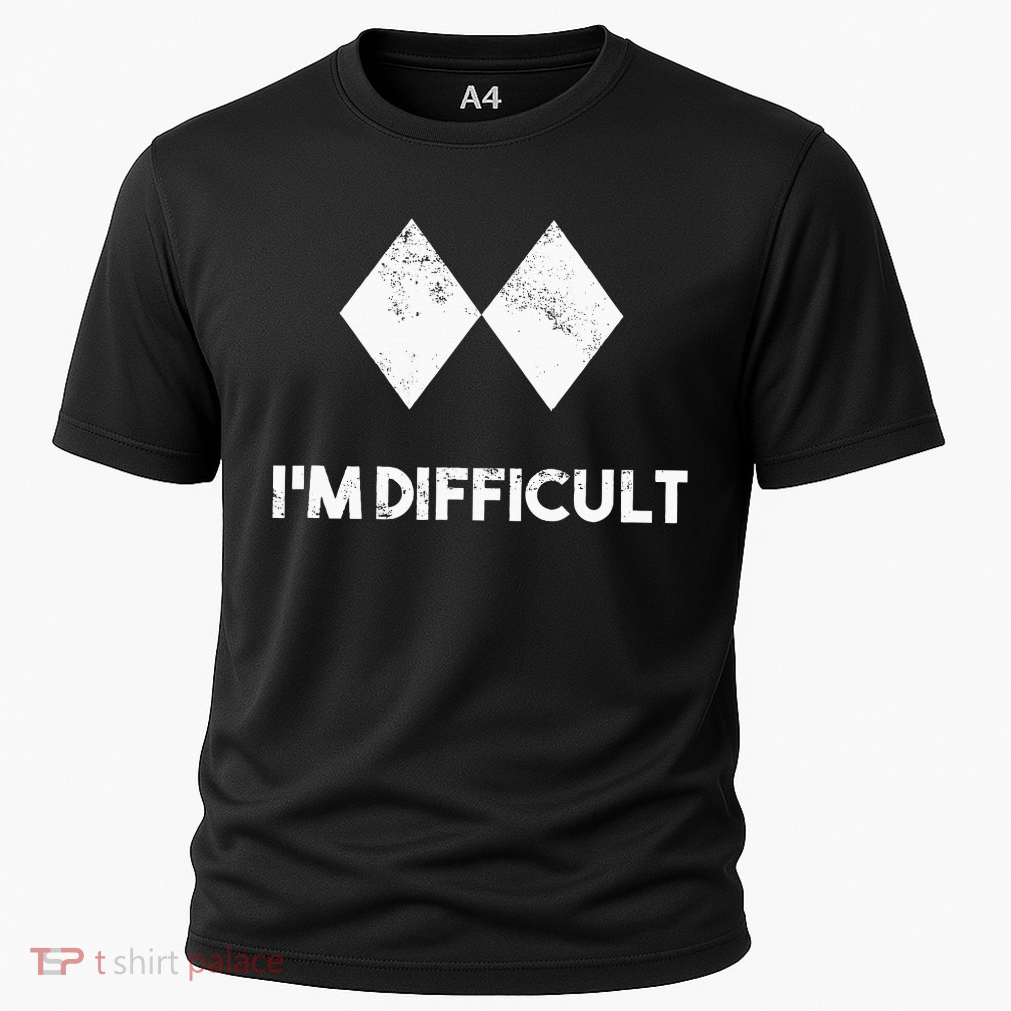Ski I'm Difficult Skiing Skier Snowboard Snowboarder Gift Cooling Performance Crew T-Shirt