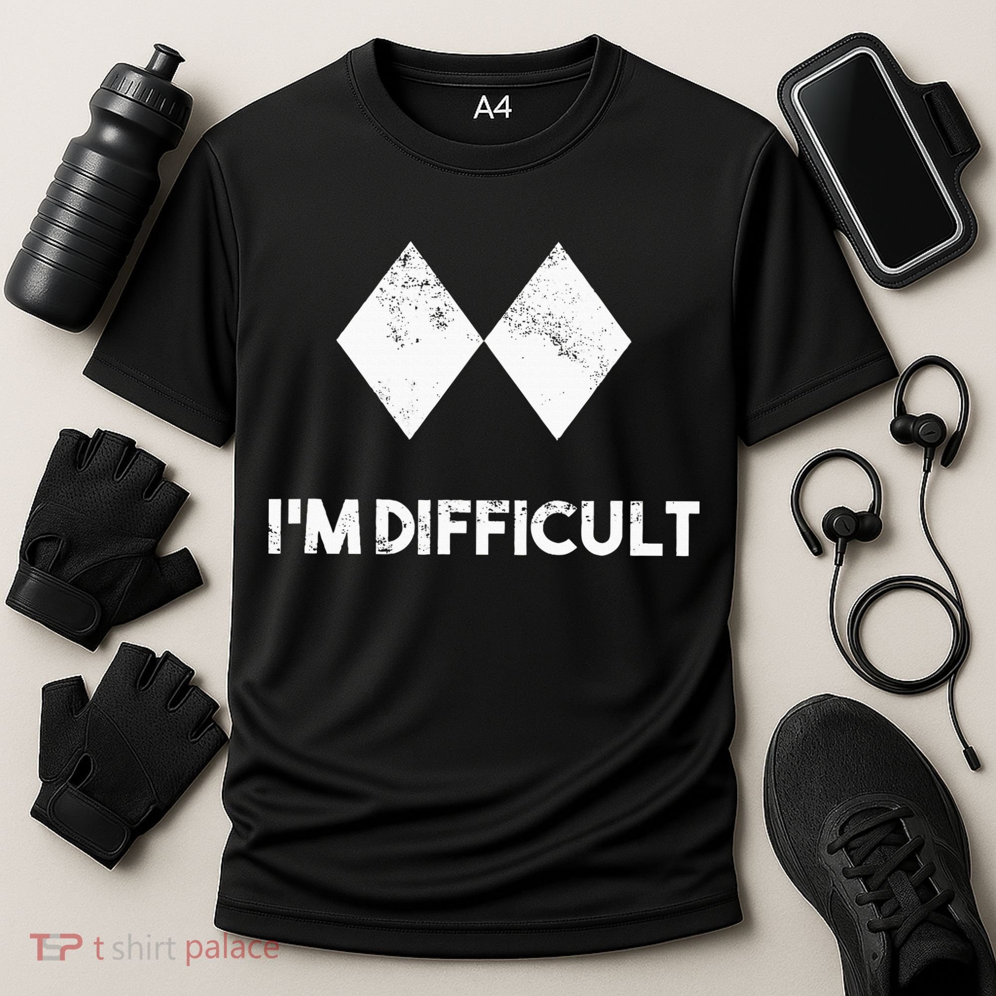 Ski I'm Difficult Skiing Skier Snowboard Snowboarder Gift Cooling Performance Crew T-Shirt