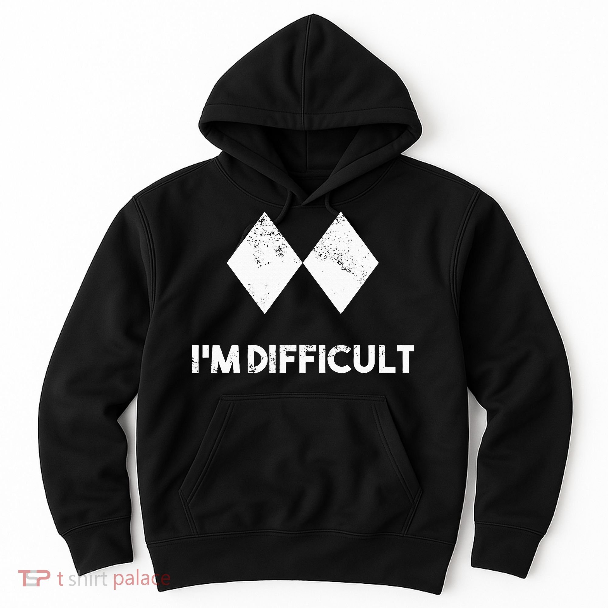 Ski I'm Difficult Skiing Skier Snowboard Snowboarder Gift Hoodie