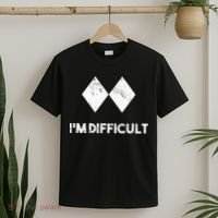 Ski I'm Difficult Skiing Skier Snowboard Snowboarder Gift T-Shirt thumb 2