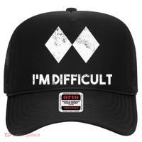 Ski I'm Difficult Skiing Skier Snowboard Snowboarder Gift Hat thumb 0