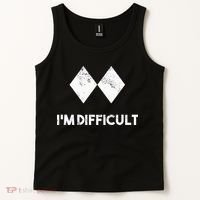 Ski I'm Difficult Skiing Skier Snowboard Snowboarder Gift Tank Top thumb 2