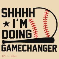 Shhhh I'm Doing Gamechanger Funny Baseball Players Tote Bag thumb 4