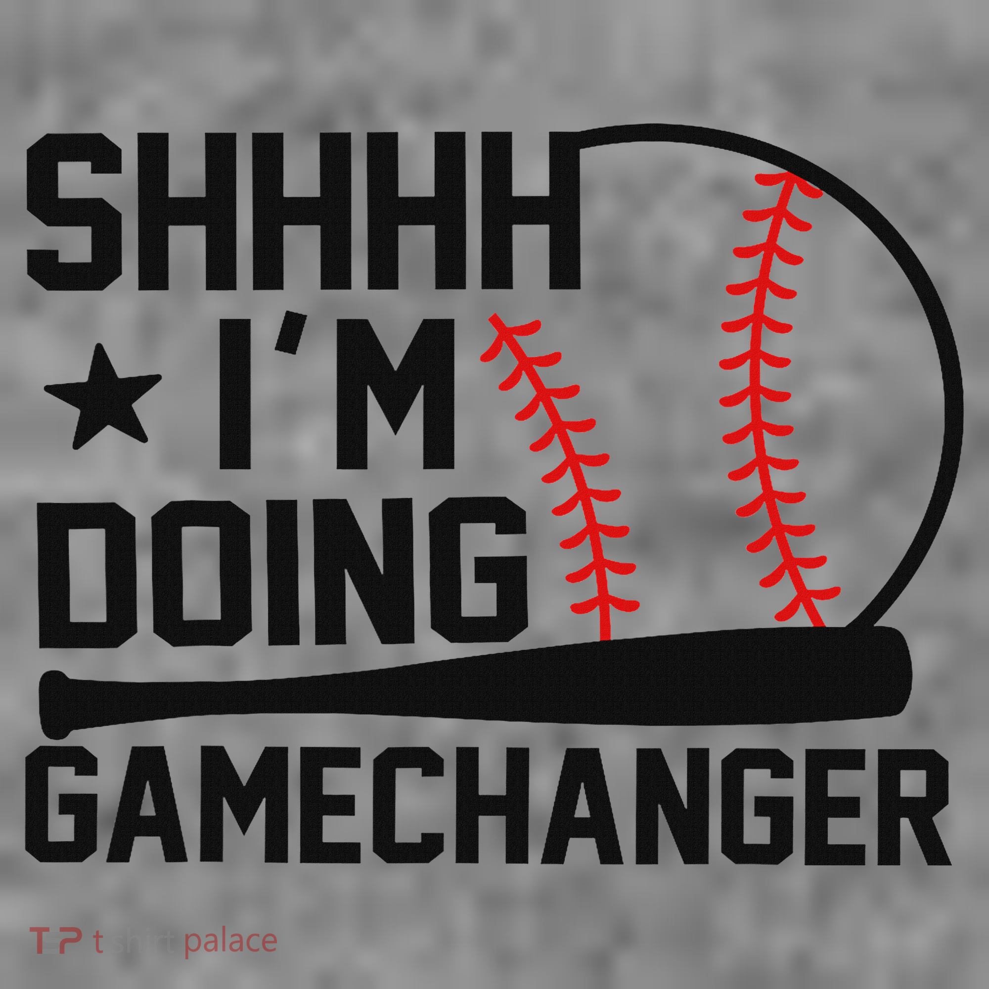 Shhhh I'm Doing Gamechanger Funny Baseball Players Toddler Hoodie