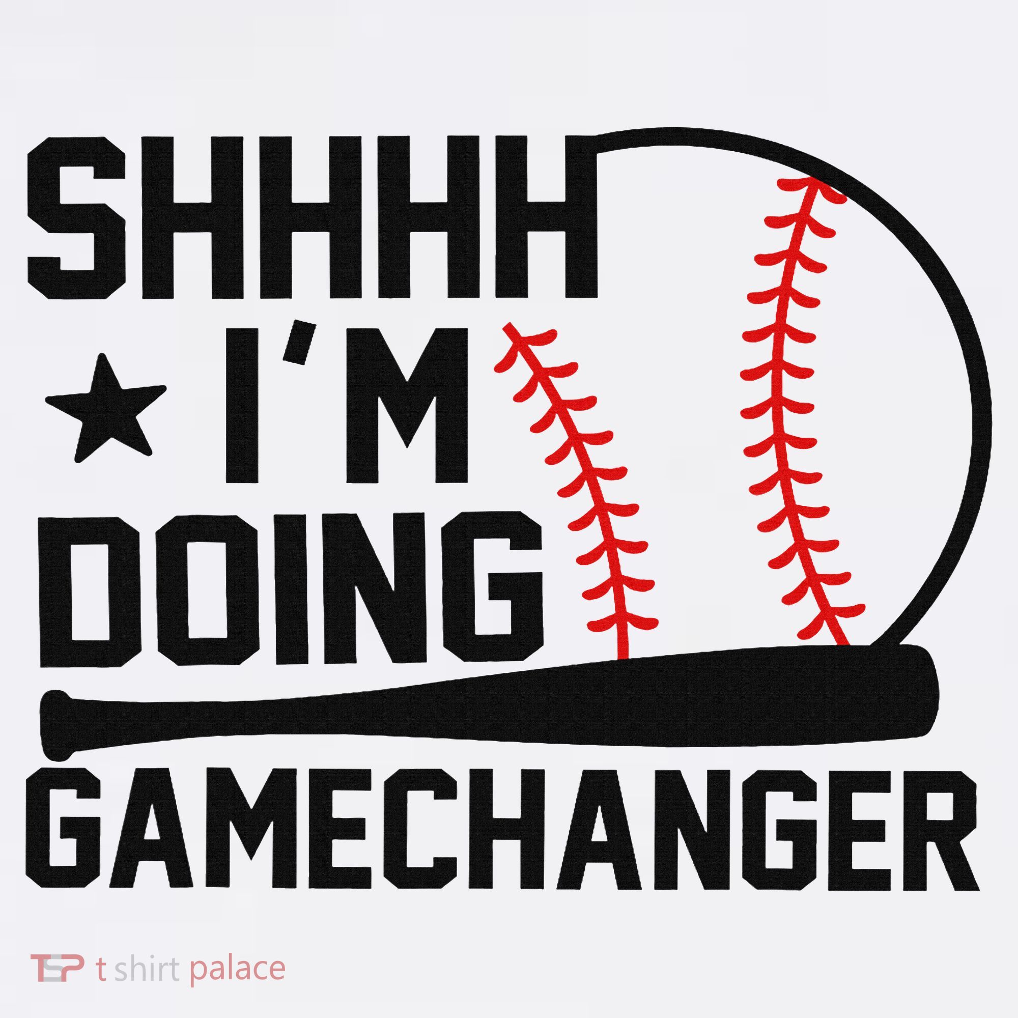 Shhhh I'm Doing Gamechanger Funny Baseball Players Women's Tank Top