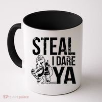 Steal I Dare Ya Funny Softball Catcher Team Sport Gift Coffee Mug thumb 0