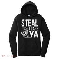Steal I Dare Ya Funny Softball Catcher Team Sport Gift Women's Hoodie thumb 0