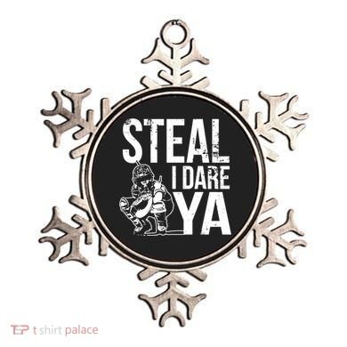 Steal I Dare Ya Funny Softball Catcher Team Sport Gift Ornament