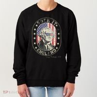 Suck It England George Washington 1776 Usa Funny Women's Sweatshirt thumb 0