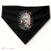 Suck It England George Washington 1776 Usa Funny USA-Made Doggie Bandana thumb 0