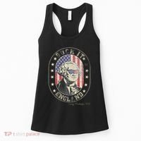 Suck It England George Washington 1776 Usa Funny Women's Tank Top thumb 0