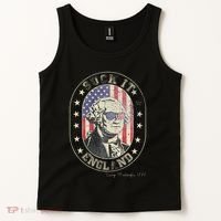 Suck It England George Washington 1776 Usa Funny Tank Top thumb 2