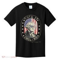 Suck It England George Washington 1776 Usa Funny Kids T-Shirt thumb 0