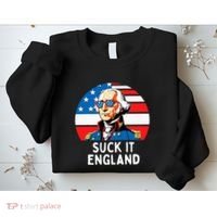 Suck It England Funny 4th Of July Usa George Washington Sweatshirt thumb 2