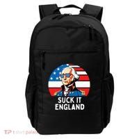 Suck It England Funny 4th Of July Usa George Washington Backpack thumb 0