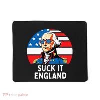Suck It England Funny 4th Of July Usa George Washington Mousepad thumb 0