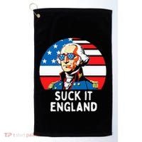 Suck It England Funny 4th Of July Usa George Washington Golf Towel thumb 0