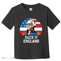 Suck It England Funny 4th Of July Usa George Washington Toddler T-Shirt thumb 0