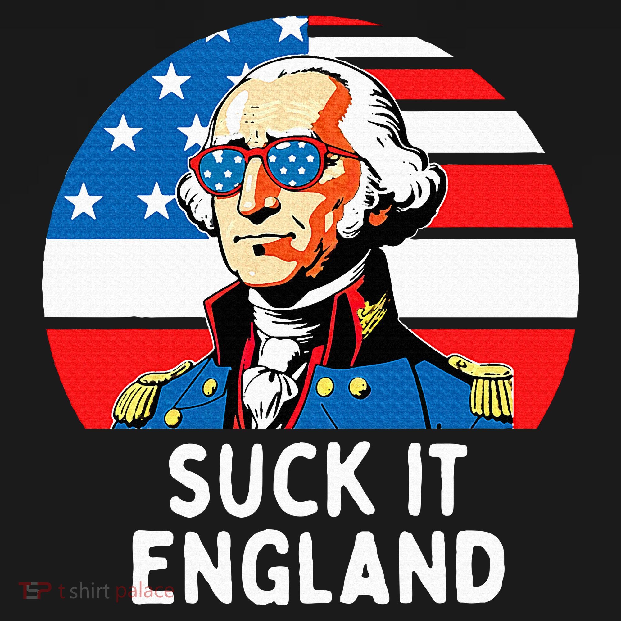Suck It England Funny 4th Of July Usa George Washington Women's Perfect Tri Rocker Tank
