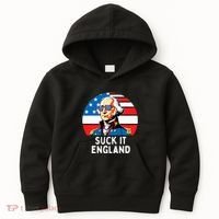 Suck It England Funny 4th Of July Usa George Washington Kids Hoodie thumb 0