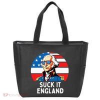 Suck It England Funny 4th Of July Usa George Washington Tote Bag thumb 0
