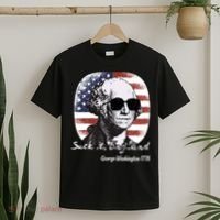 Suck It England Funny 4th Of July George Washington 1776 T-Shirt thumb 2