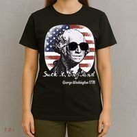 Suck It England Funny 4th Of July George Washington 1776 T-Shirt thumb 4