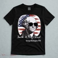 Suck It England Funny 4th Of July George Washington 1776 T-Shirt thumb 5
