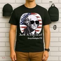 Suck It England Funny 4th Of July George Washington 1776 T-Shirt thumb 6