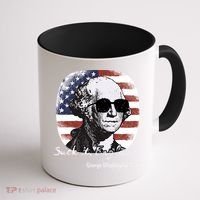 Suck It England Funny 4th Of July George Washington 1776 Coffee Mug thumb 1