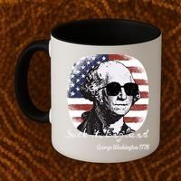 Suck It England Funny 4th Of July George Washington 1776 Coffee Mug thumb 2