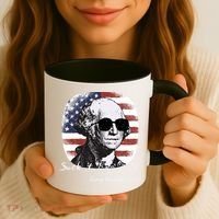 Suck It England Funny 4th Of July George Washington 1776 Coffee Mug thumb 3