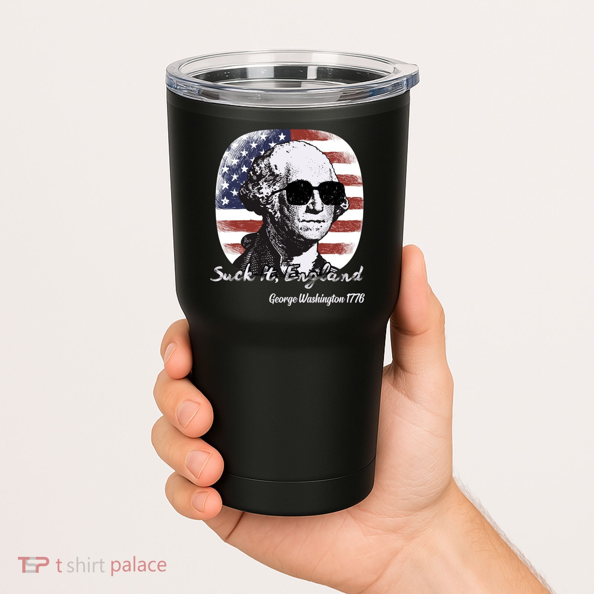 Suck It England Funny 4th Of July George Washington 1776 Tumbler
