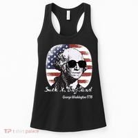 Suck It England Funny 4th Of July George Washington 1776 Women's Tank Top thumb 0