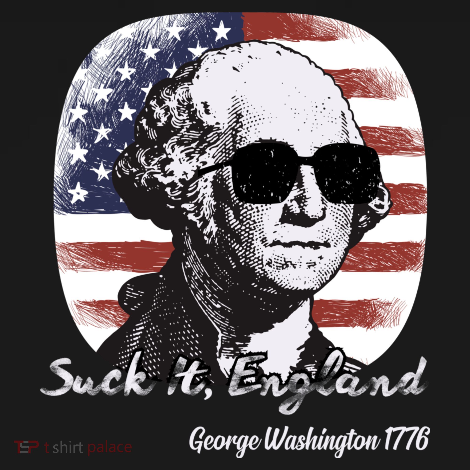 Suck It England Funny 4th Of July George Washington 1776 Women's Tank Top