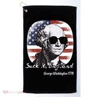 Suck It England Funny 4th Of July George Washington 1776 Golf Towel thumb 0