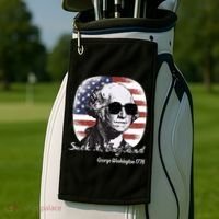Suck It England Funny 4th Of July George Washington 1776 Golf Towel thumb 2
