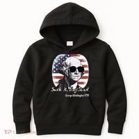 Suck It England Funny 4th Of July George Washington 1776 Kids Hoodie thumb 0