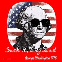 Suck It England Funny 4th Of July George Washington 1776 Santa Hat thumb 1