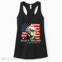 Suck It England Funny 4th Of July Funny George Washington Women's Tank Top thumb 0