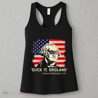 Suck It England Funny 4th Of July Funny George Washington Women's Tank Top thumb 3