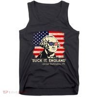 Suck It England Funny 4th Of July Funny George Washington Tank Top thumb 0
