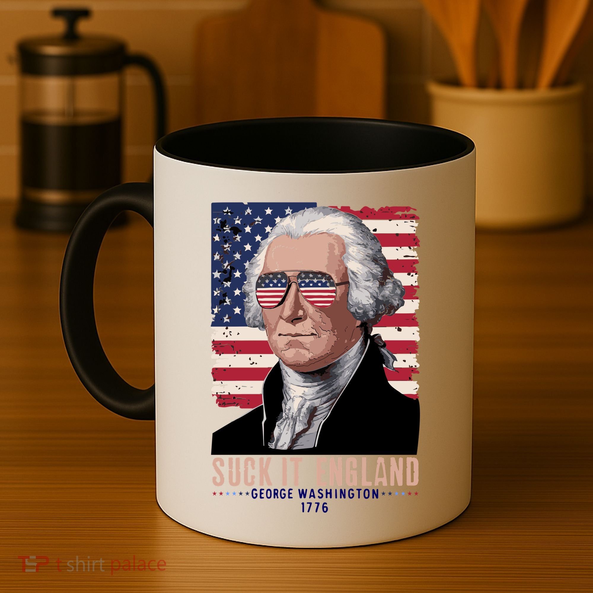 Suck It England 1776 George Washington Coffee Mug