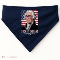 Suck It England 1776 George Washington USA-Made Doggie Bandana thumb 0