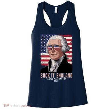 Suck It England 1776 George Washington Women's Tank Top