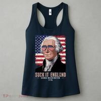 Suck It England 1776 George Washington Women's Tank Top thumb 3